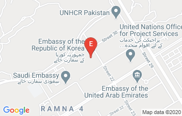 South Korea Embassy in Islamabad, Pakistan