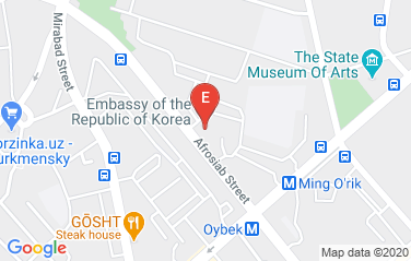 South Korea Embassy in Tashkent, Uzbekistan