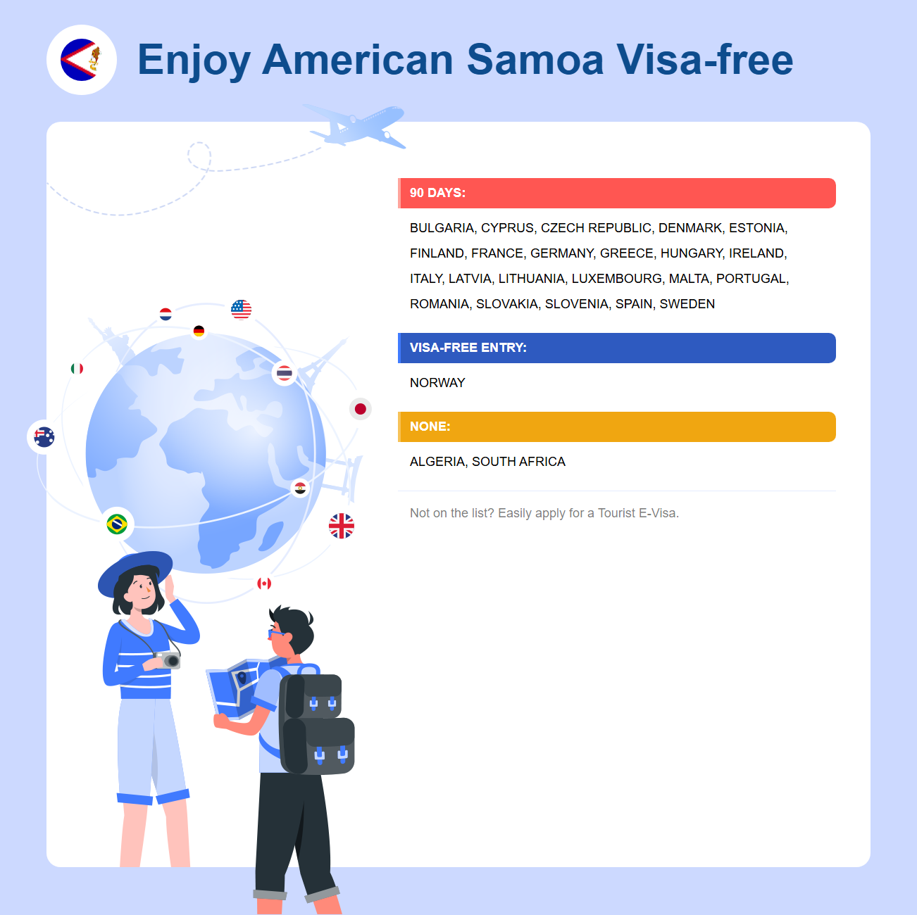 American Samoa Exemption