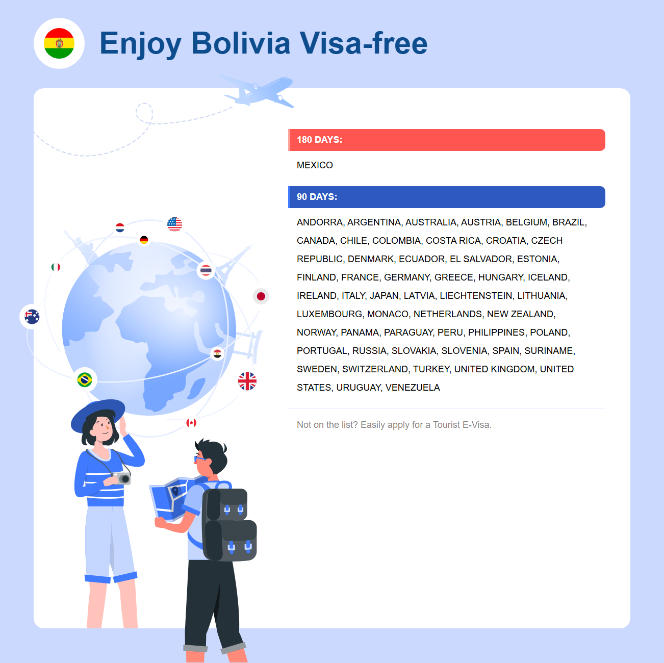 Bolivia Exemption
