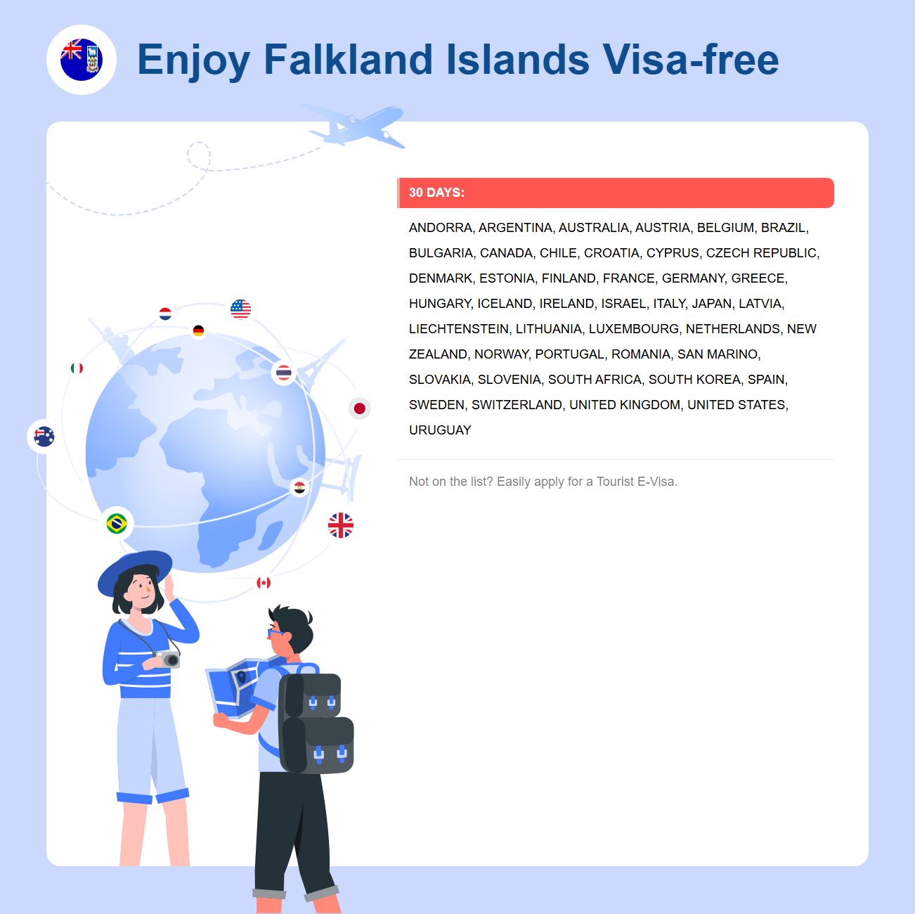 Falkland Islands Exemption