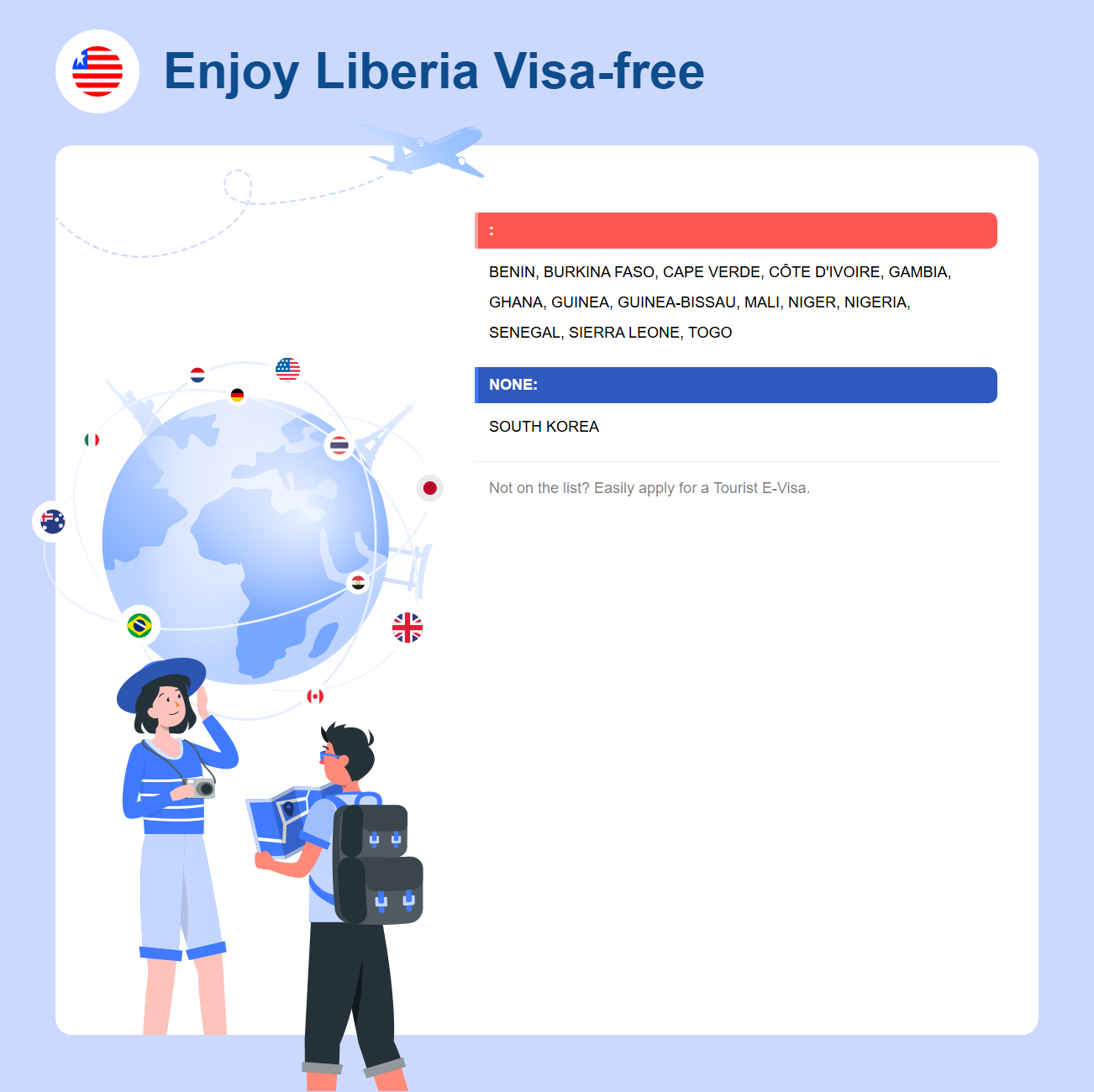 Liberia Exemption