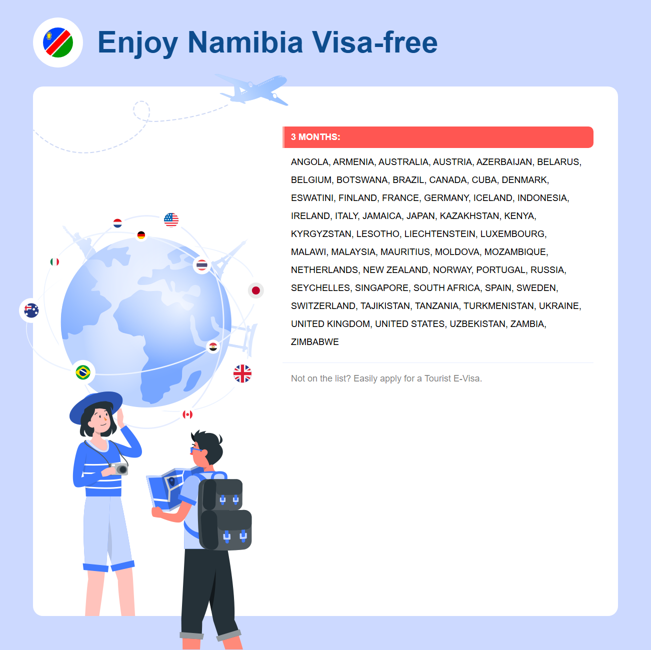Namibia Exemption