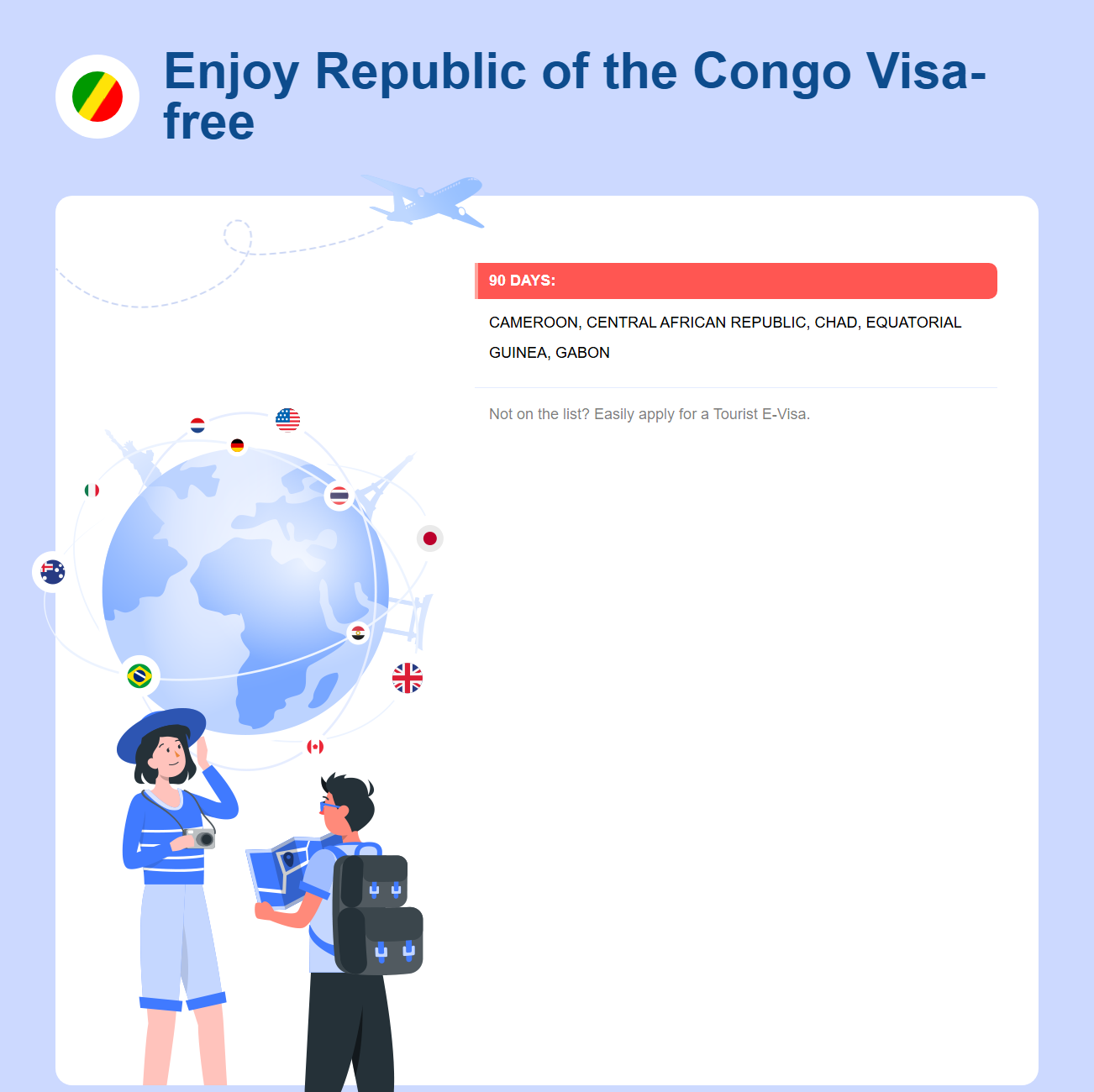 Republic of the Congo Exemption