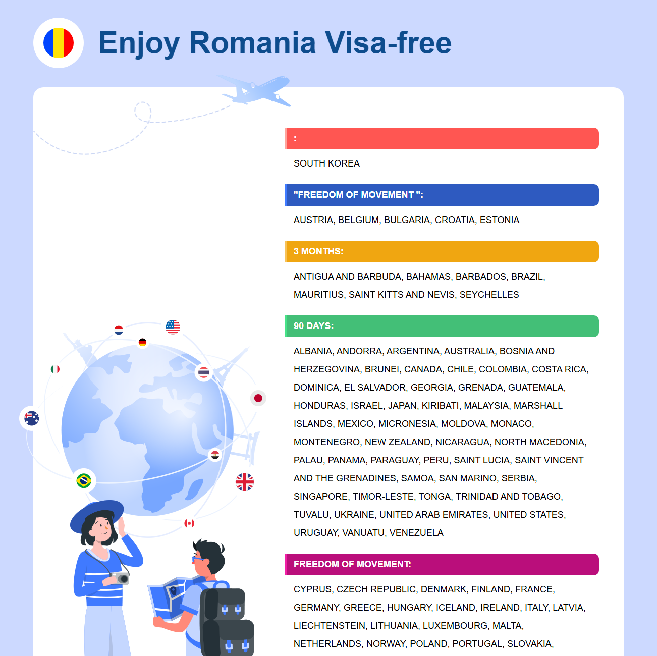 Romania Exemption