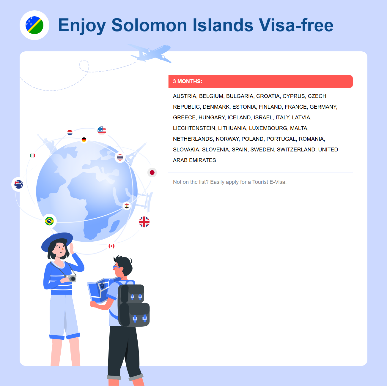 Solomon Islands Exemption