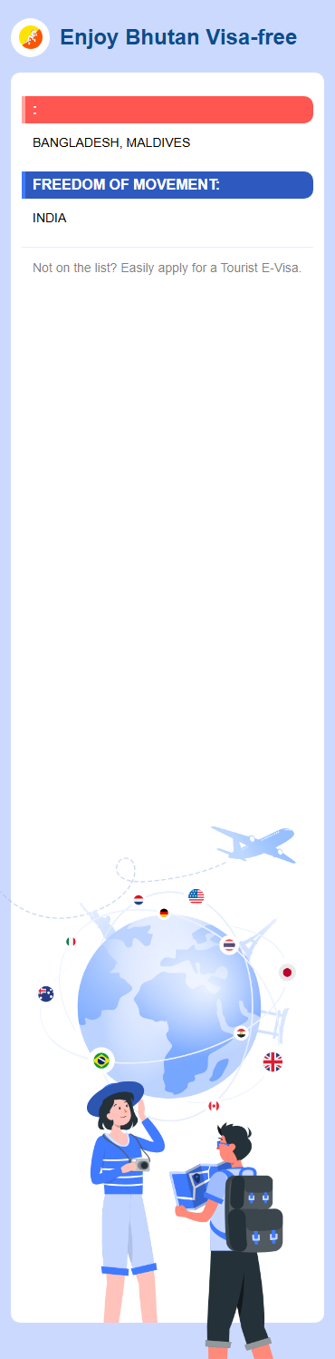 Bhutan Exemptions