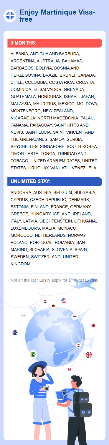 Martinique Exemptions