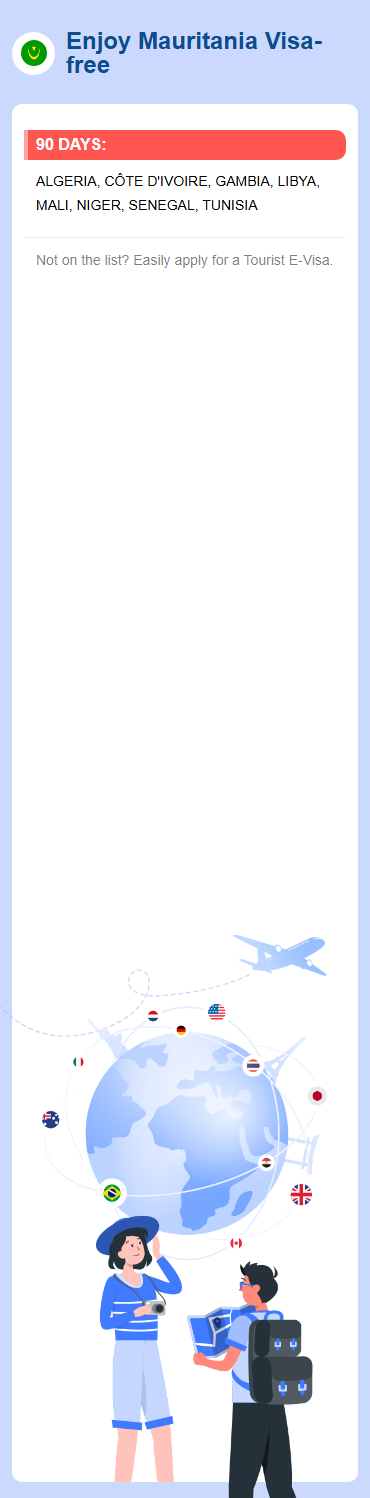 Mauritania Exemptions