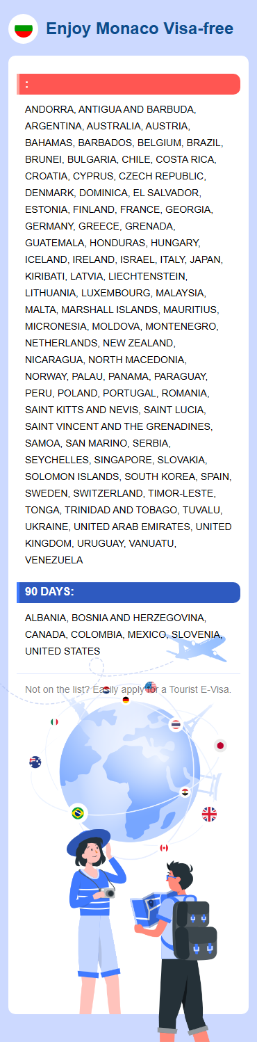 Monaco Exemptions