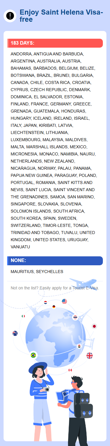 Saint Helena Exemptions