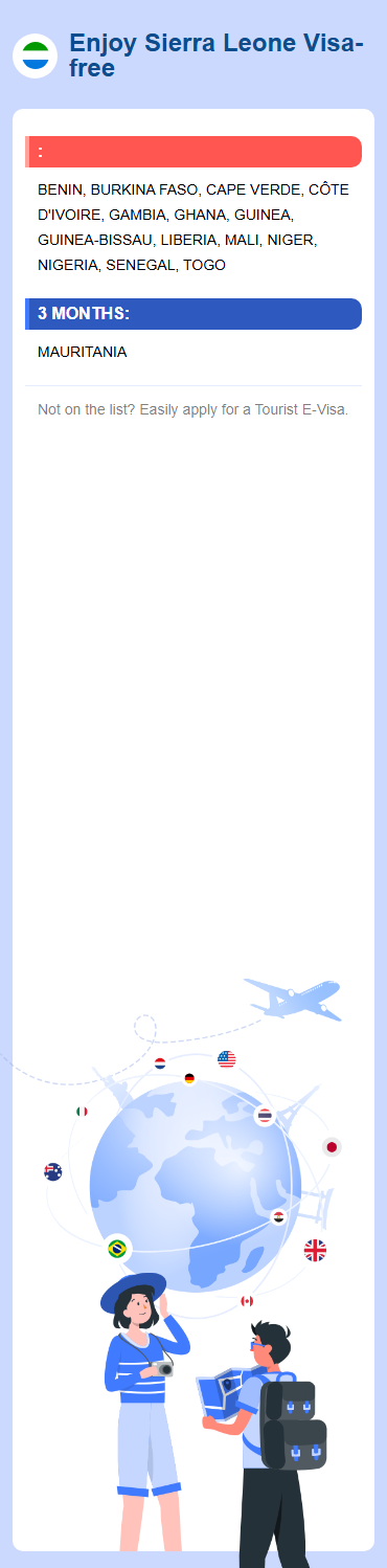 Sierra Leone Exemptions