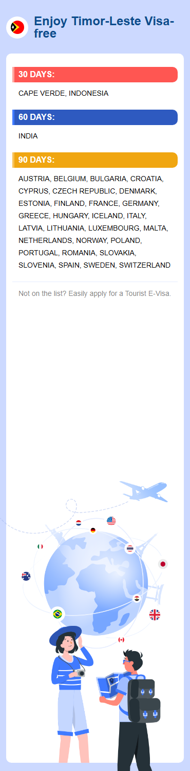 Timor-Leste Exemptions