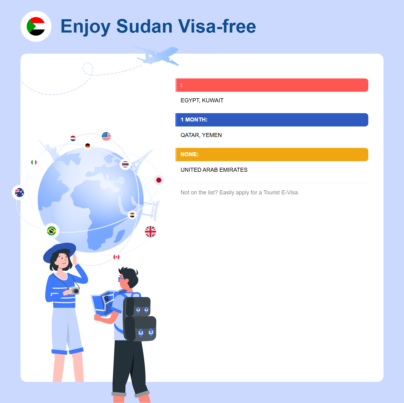 Sudan Exemption