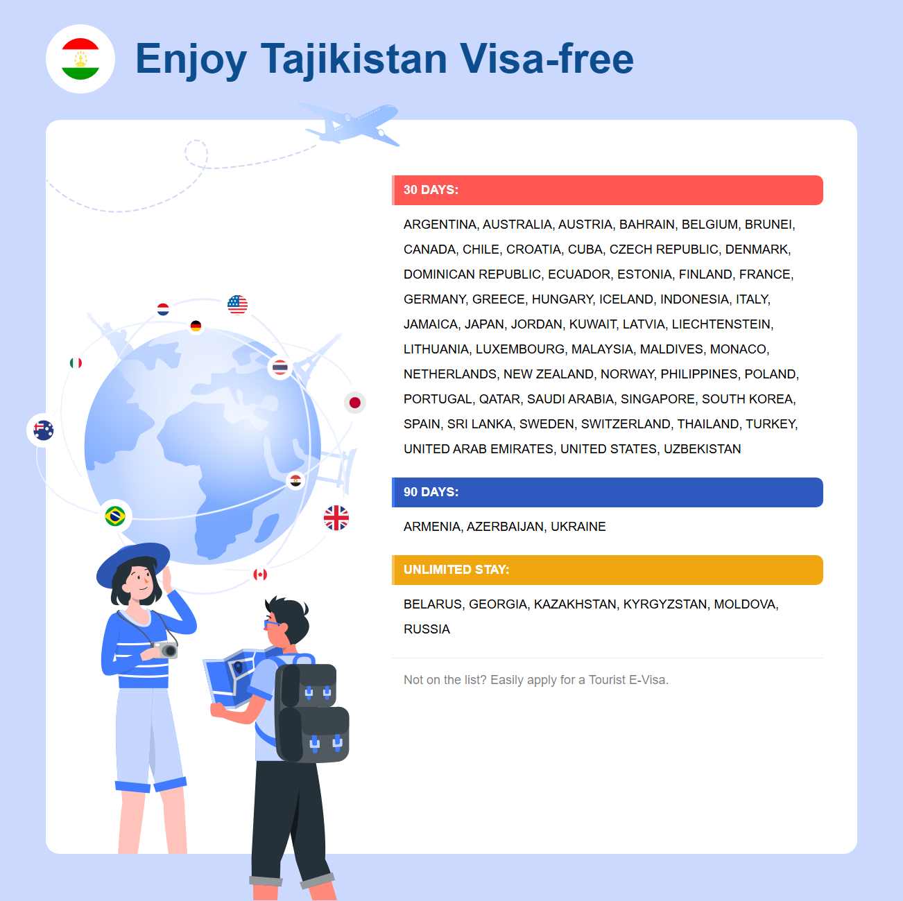 Tajikistan Exemption