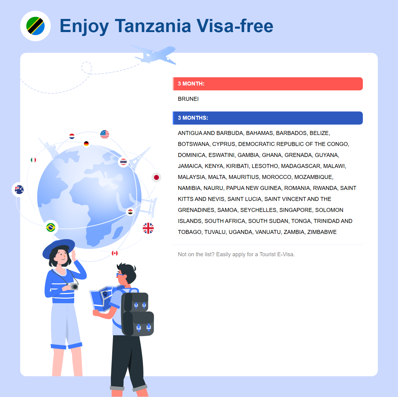Tanzania Exemption